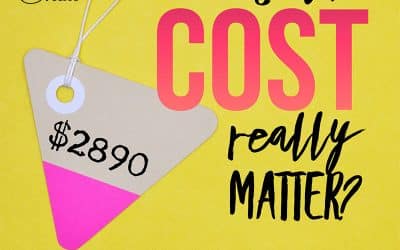 Does the Cost Really Matter?